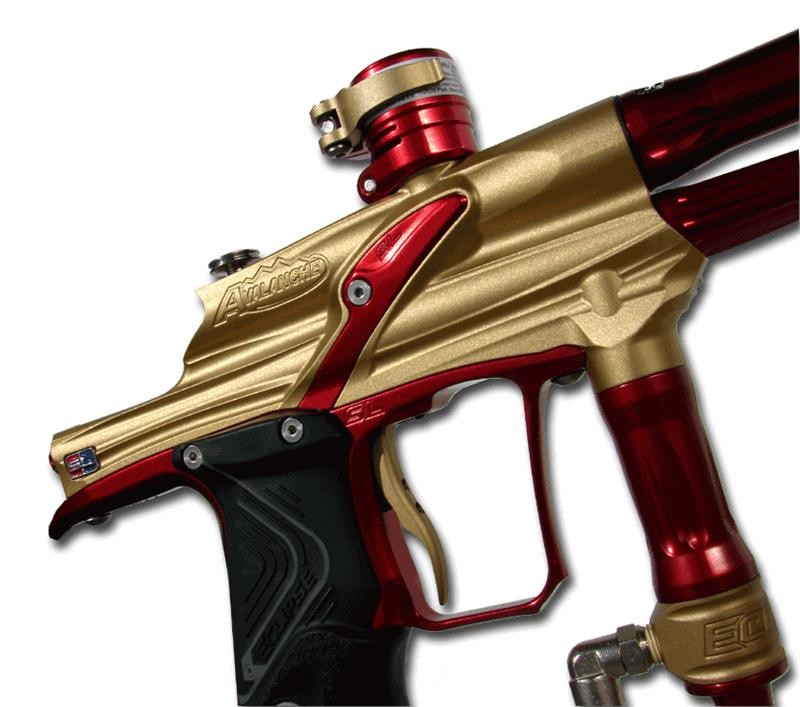 Planet Eclipse Limited Edition Avalanche Series SL74 - Gold Dust/Pol Red
