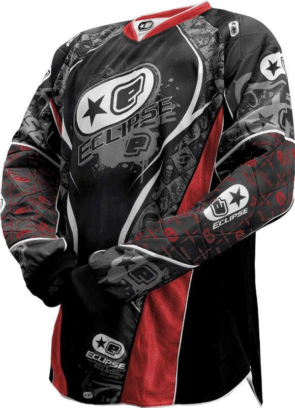 Planet Eclipse 08 Distortion Jersey - Red and Grey