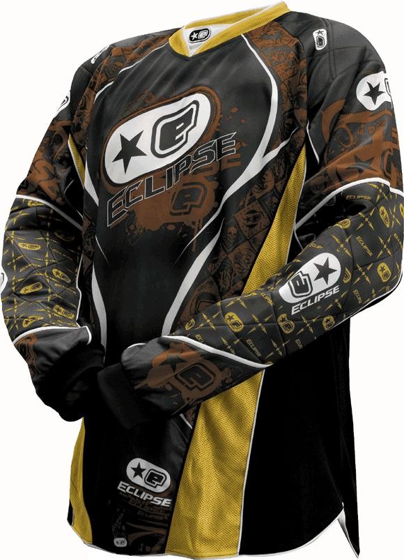 Planet Eclipse 08 Distortion Jersey - Yellow and Brown