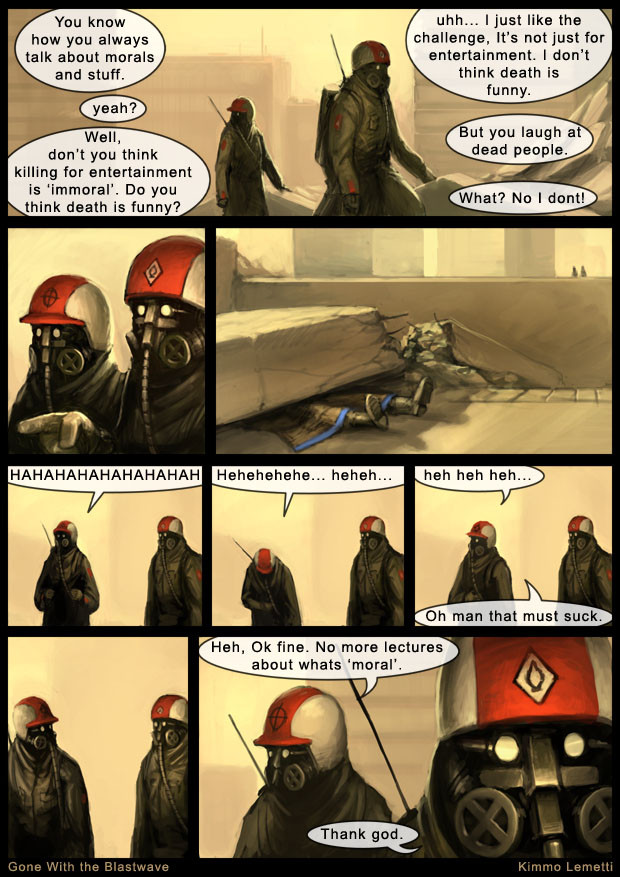 #12. Laugh at dead people.