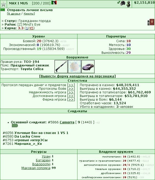 ��� � ����� 20+ �������� ��� �� 19-� ������ (�� ������ �� ������ 2011 �.)