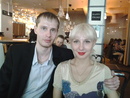 в кафе
