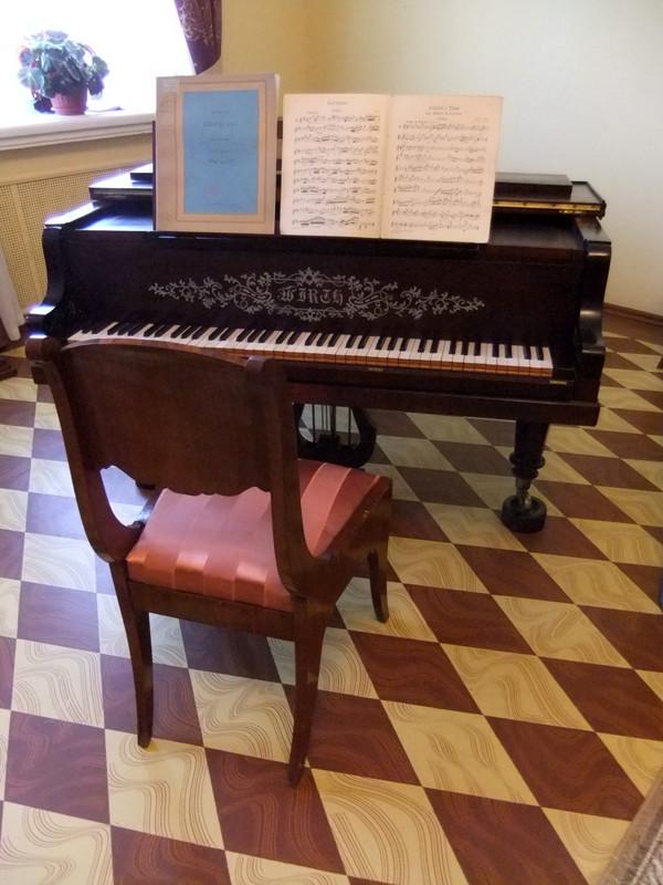 Peter Tchaikovsky's piano (Votkinsk city)