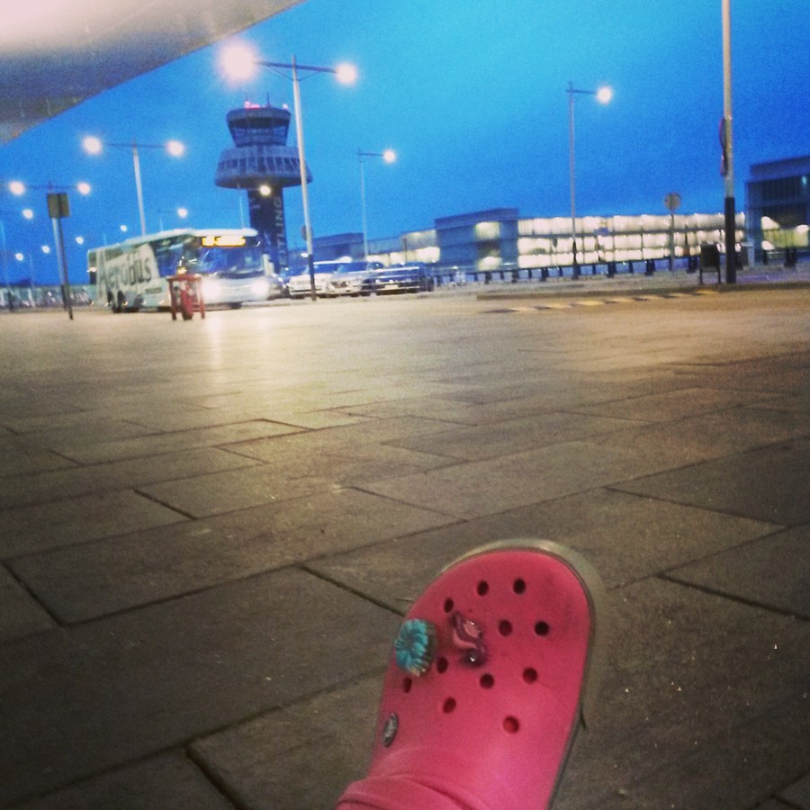 Barselona, Aeropuerto-BCN-Terminal 1... ������ �������, �� �������� crocs� �������� �� 100% ))))