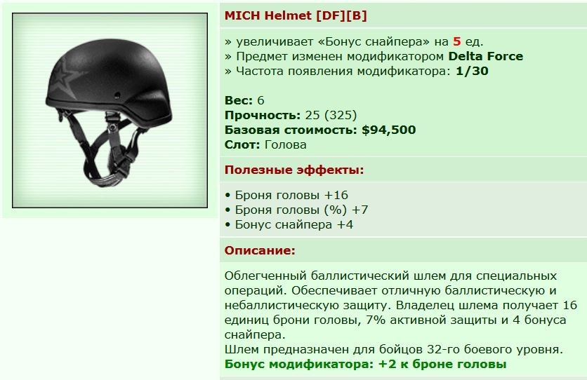 09.07.16 16 24 patience ������� ����������� MICH Helmet [B][DF]!