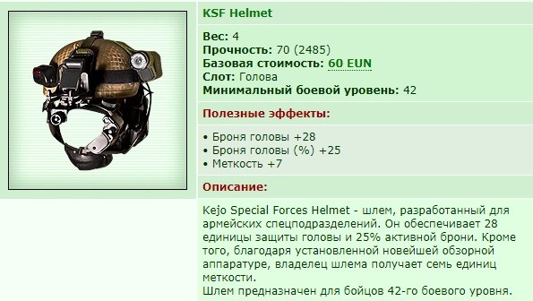 KFS Helmet