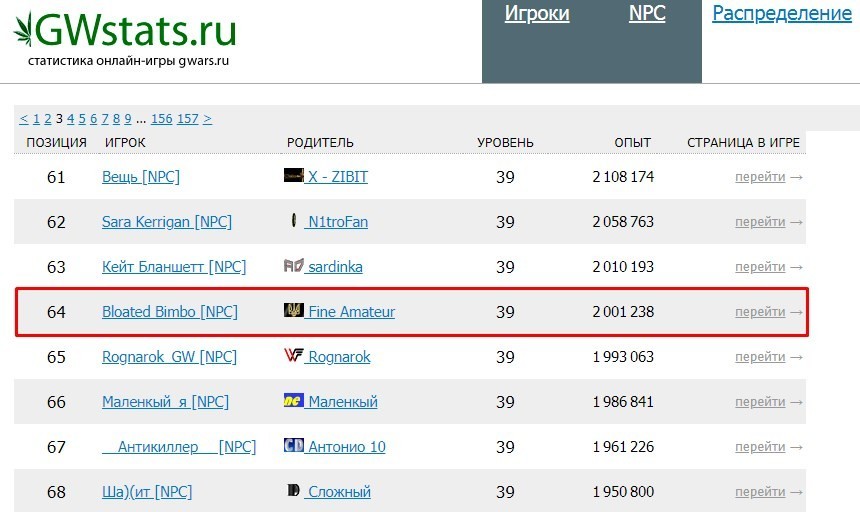 ������� NPC 07.12.2018