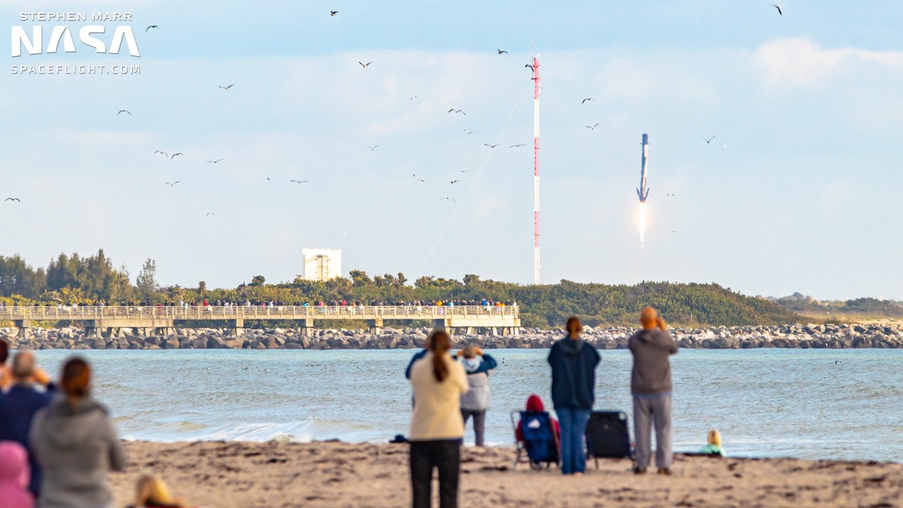 ������� ������ ������� Falcon 9 SpaceX