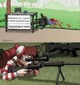 Two shoots in the head, now n00b is dead